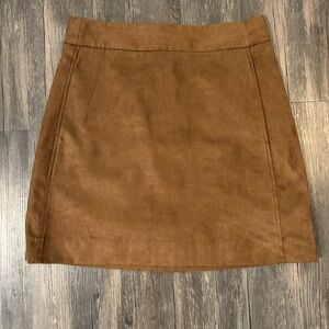 J Crew Suede mini skirt